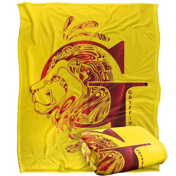 Harry Potter Gryffindor Abstrakt Filt One Size Flerfärgad Multicoloured One Size