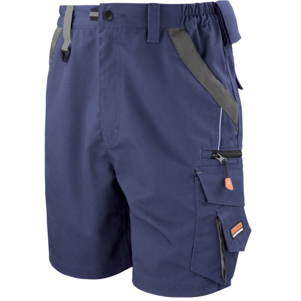 WORK-GUARD by Result Unisex Adult Technical Cargo Shorts XS Nav Navy/Black XS