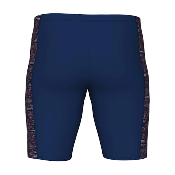 Arena Jammer Abstract Tiles Badbyxor för män 38R Navy/Röd Navy/Red 38R