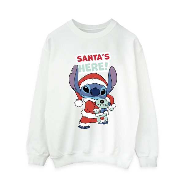 Disney Dam/Dam Lilo & Stitch Santa´s Here Sweatshirt L Wh White L