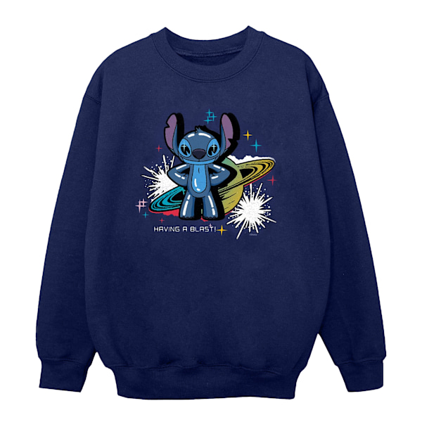 Disney Dam/Kvinnor Lilo & Stitch Techno Stitch Sweatshirt S N Navy Blue S