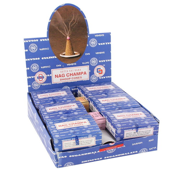 Satya Nag Champa Rökelsekoner (Förpackning med 144) One Size Multicolo Multicoloured One Size
