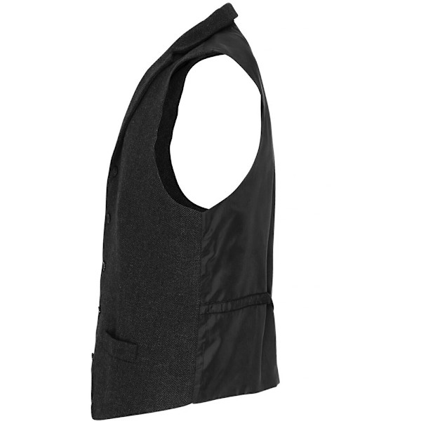 Premier Herrmönstrad Väst XL Mörkgrå Dark Grey XL
