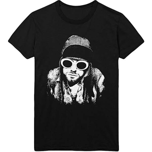 Kurt Cobain Unisex Vuxen Foto Bomull T-shirt S Svart Black S