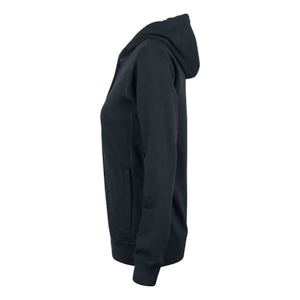 Clique Dam/Dam Premium Hoodie med Hel Dragkedja S Svart Black S