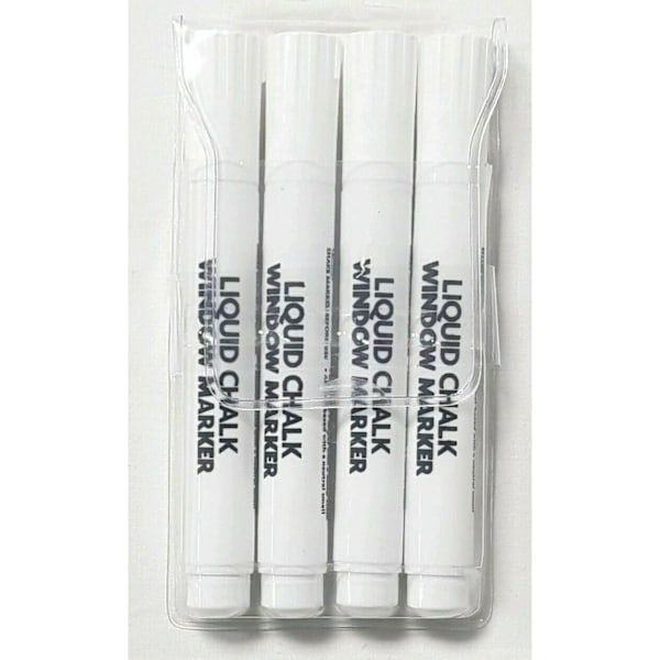 County Stationery Kritmarkör (4-pack) One Size Vit White One Size