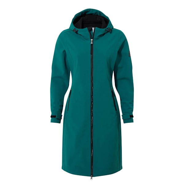 TOG24 Dam/Kvinna Enya Lång Mjuk Skaljacka 8 UK Djup Teal Deep Teal 8 UK