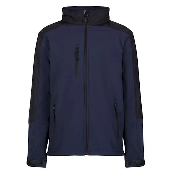 Regatta Reid Softshell Vindtät Vattenavvisande Jacka för Herr Navy Blue M