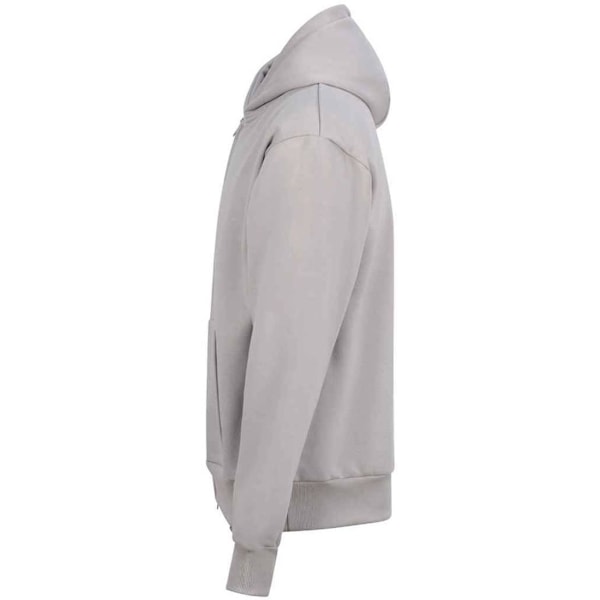 Awdis Unisex Vuxen Signature Kraftig Oversized Hel Dragkedja Hoodie Natural Stone 3XL