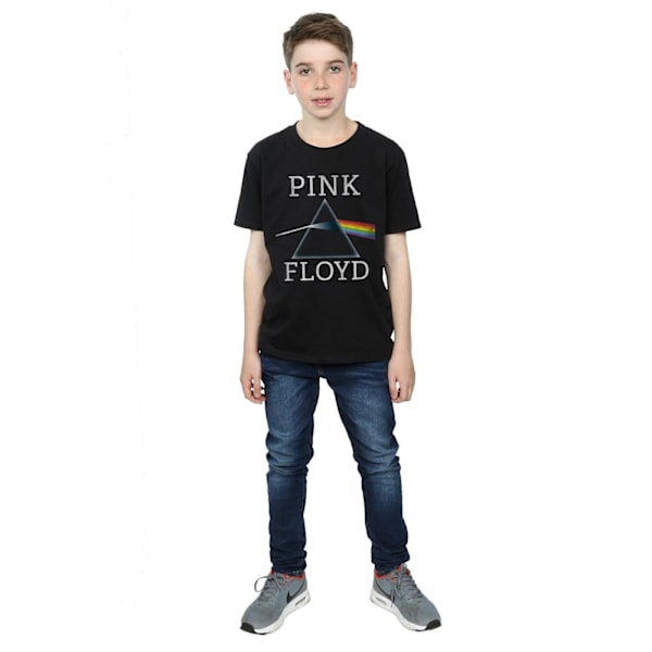 Pink Floyd Pojkar Dark Side Of The Moon Prism Bomulls T-Shirt 7-8 Black 7-8 Years
