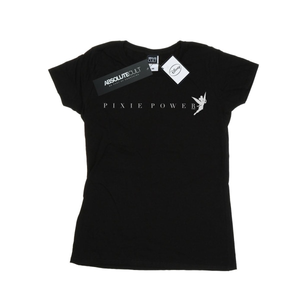 Disney Tinker Bell Pixie Power Cotton T-Shirt XXL för damer/damer Black XXL