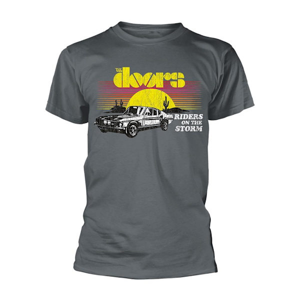 The Doors Unisex Adult Riders On The Storm T-Shirt XL Grå Grey XL