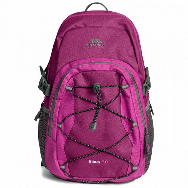 Trespass Albus 30 Liters Casual Ryggsäck/Backpack Storlek One Grape Grape Wine One Size