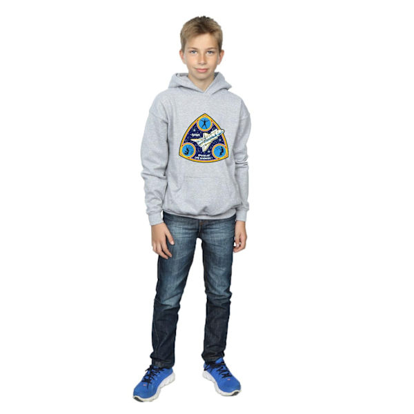 NASA Boys Classic Spacelab Life Science Hoodie 12-13 år Spor Sports Grey 12-13 Years