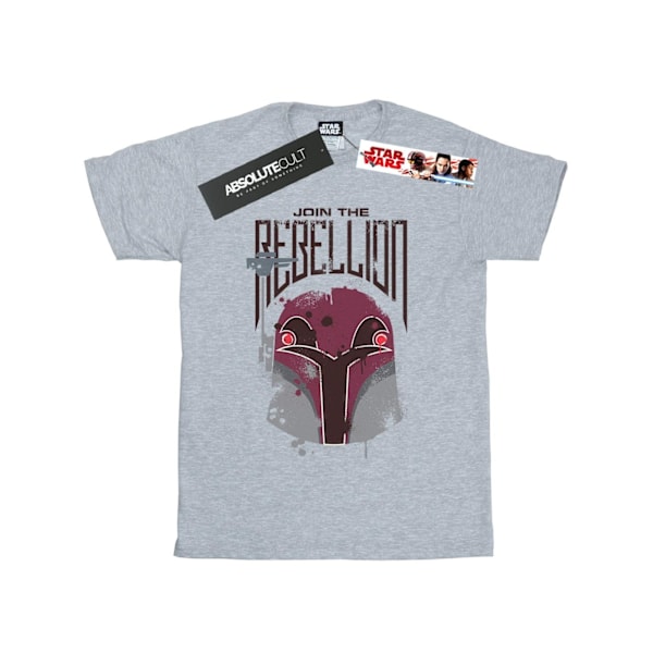 Star Wars Boys Rebels Rebellion T-shirt 12-13 år Sports Grey Sports Grey 12-13 Years