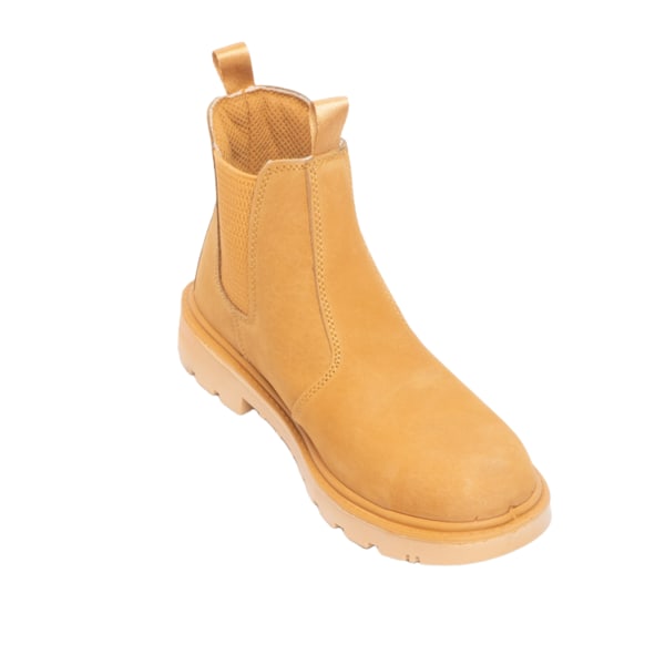 Grafters Mens Grinder Safety Twin Gusset Leather Dealer Boots 5 Honey Nubuck 5 UK