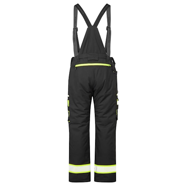 Portwest Arbetsbyxa med Hängslen Herr 40R Svart Black 40R