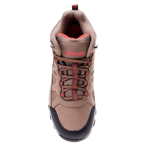 Hi-Tec Dam/Dam Lamite Waterproof Mid Cut Shoes 7.5 UK Smo Smog/Sand/Watermelon Red 7.5 UK
