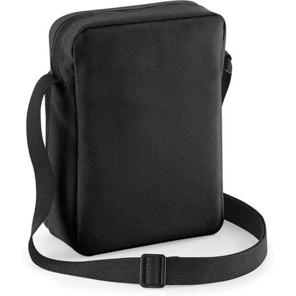 Bagbase Across Shoulder Strap Cross Body Bag (2-pack) One Size Black One Size