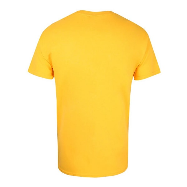 Marvel T-shirt med logotyp för män, S, guldfärgad Yellow Gold S