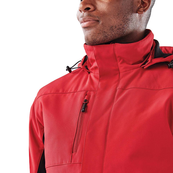 Stormtech Atmosphere 3-i-1 Performance System Jacka för Herr (Vattentät & Andningsbar) Stadium Red/Black 2XL