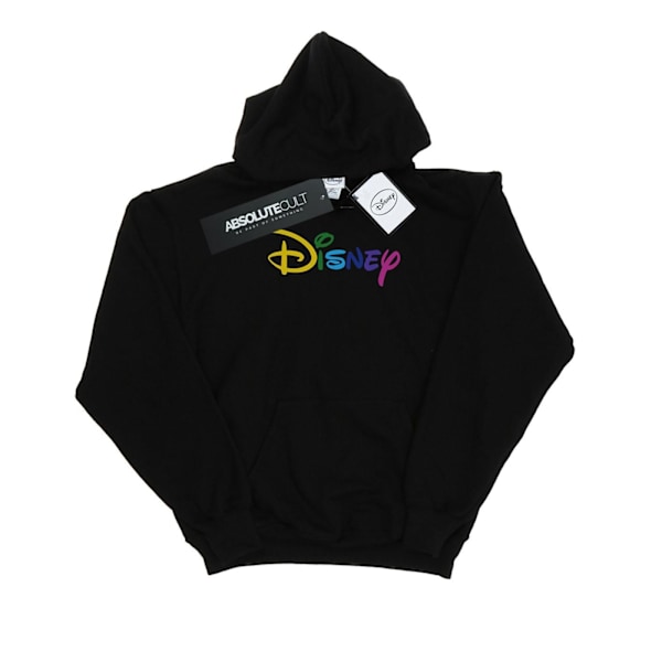 Disney Herr Colour Logo Hoodie M Svart Black M