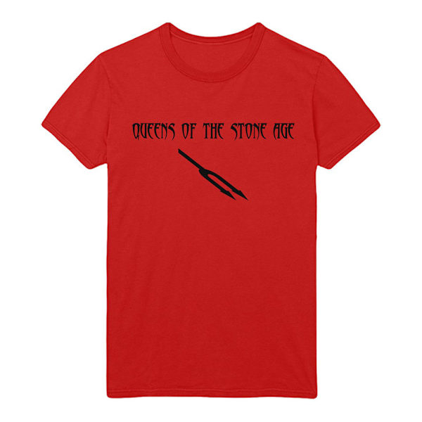 Queens Of The Stone Age Unisex Adult Deaf Songs Bomull T-shirt Red M