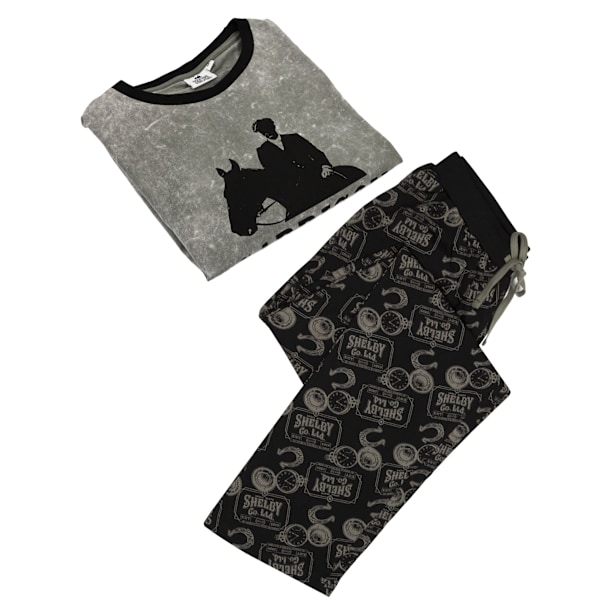 Peaky Blinders Herr Familj Tommy Shelby Pyjamas Set M Grå/Svart Grey/Black M