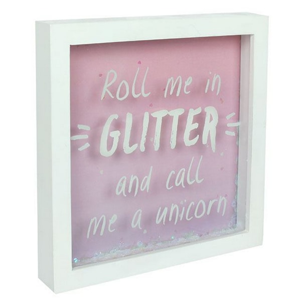 Something Different Roll Me In Glitter Box Frame One Size Rosa Pink One Size