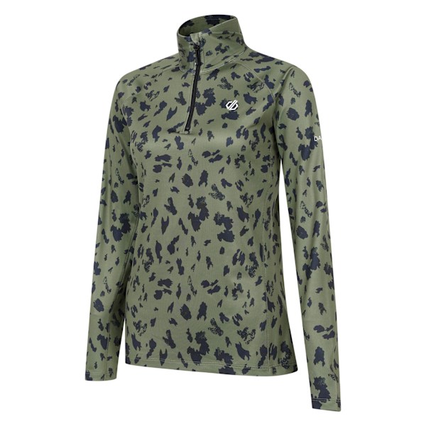 Dare 2B Dam/Dam Divulge Dash Print Core Stretch Mellanlager Olivine Green 10 UK