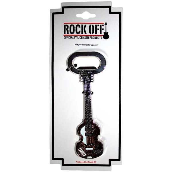 Rock Off Mathew Street Basgitarr Flasköppnare One Size Brun Brown One Size