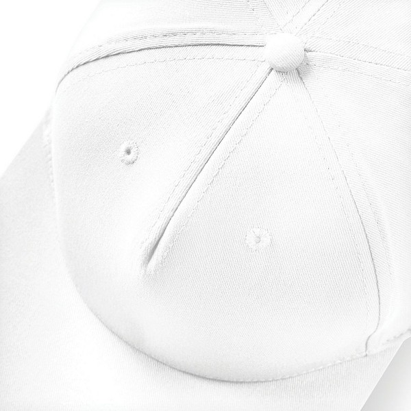 Beechfield Unisex 5 Panel Retro Rapper Cap (2-pack) One Size White One Size