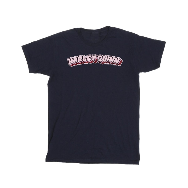 DC Comics Boys Batman Harley Quinn Logo T-shirt 5-6 år Marinblå Navy Blue 5-6 Years