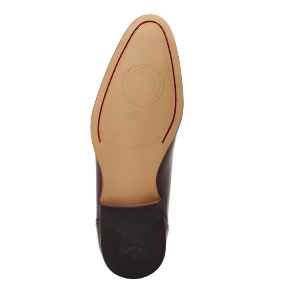 Base London Gambino Läder Brogues 10 UK Mörkbrun Dark Brown 10 UK