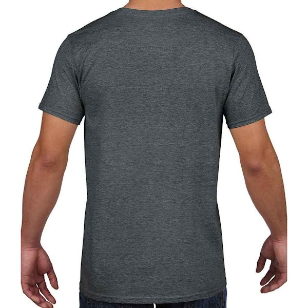 Gildan Unisex Adult Softstyle Heather V-halsad T-shirt L Mörk Heather Dark Heather L