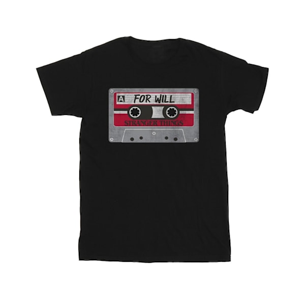 Netflix Stranger Things Kassett Till Will T-shirt S Svart Black S