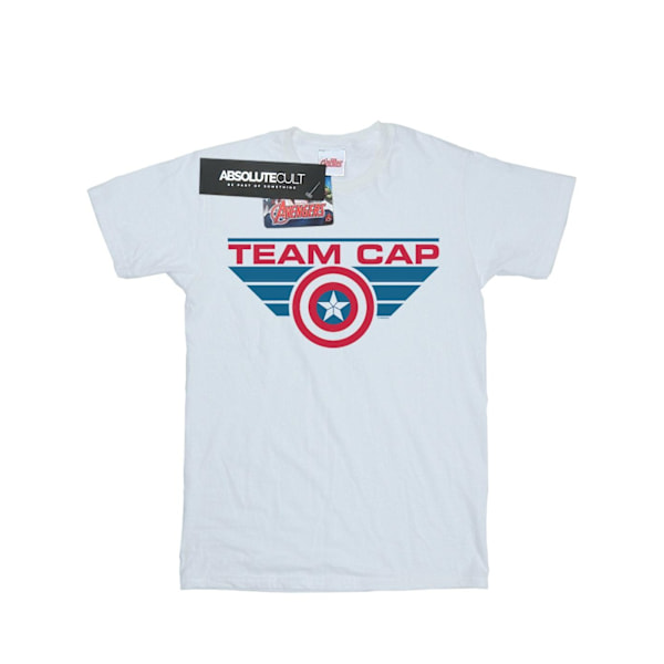 Marvel Boys Captain America Civil War Team Cap T-Shirt 5-6 år White 5-6 Years