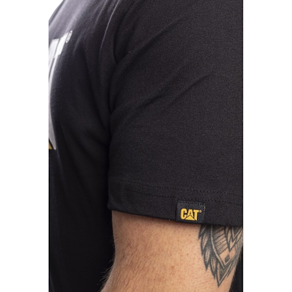 Caterpillar Mens TM Logo Kortärmad T-shirt XL Svart Black XL