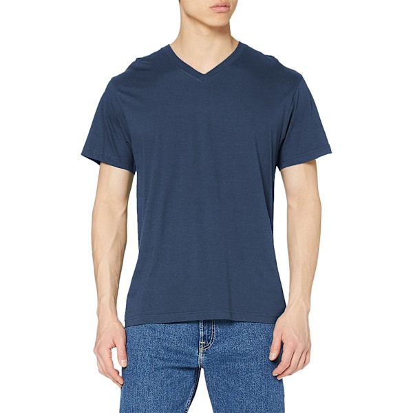 Stedman Herr Klassisk V-ringad T-shirt M Marinblå Navy M