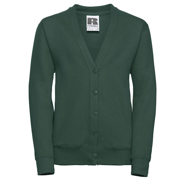 Jerzees Schoolgear Barn/Barn Cardigan 9-10 År Flaska Grön Bottle Green 9-10 Years