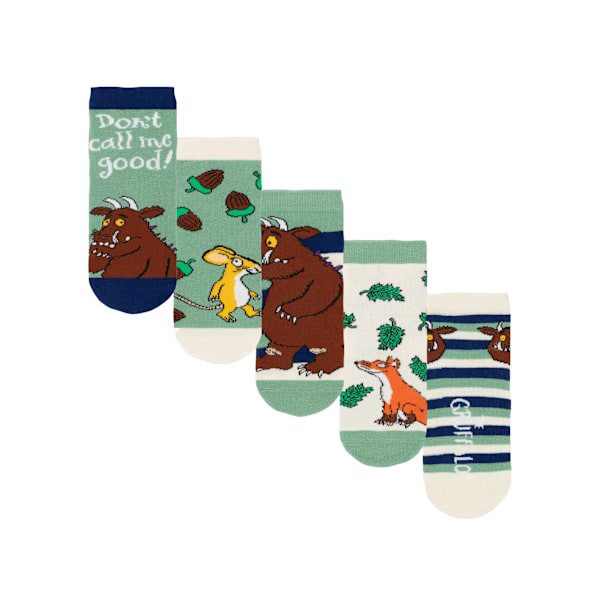 Gruffalon Barn/Barn Karaktär Strumpor (5-pack) 3 UK Ch Multicoloured 3 UK Child-5.5 UK Child
