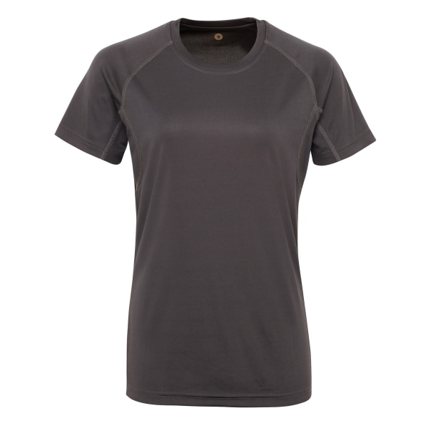 Tri Dri dam/dam T-shirt med rund hals XL kol Charcoal XL