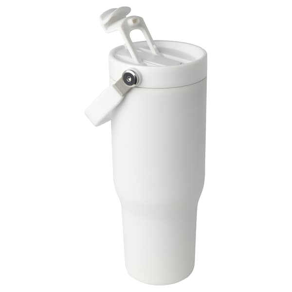 Bronx Dubbelfunktionslock Återvunnet Rostfritt Stål Isolerad 900ml White One Size