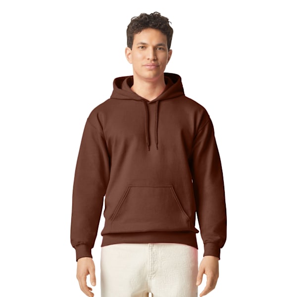 Gildan Mellantung Mjuk Hoodie Herr XL Kakao Cocoa XL