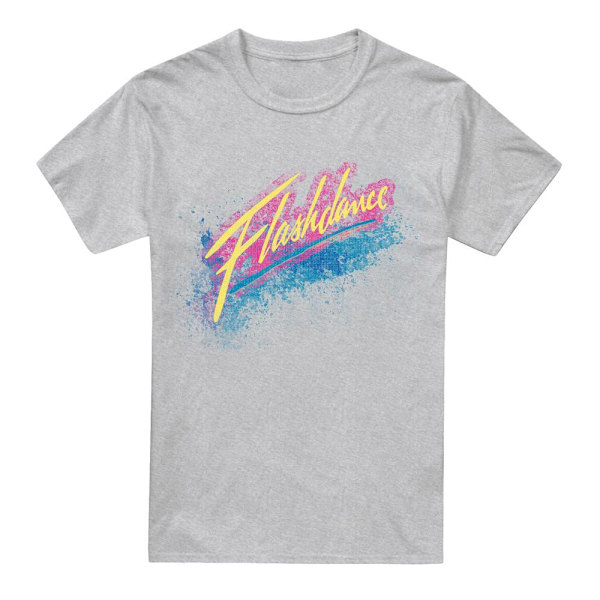 Flashdance Herr Spray Logo T-Shirt S Sport Heather Sport Heather S