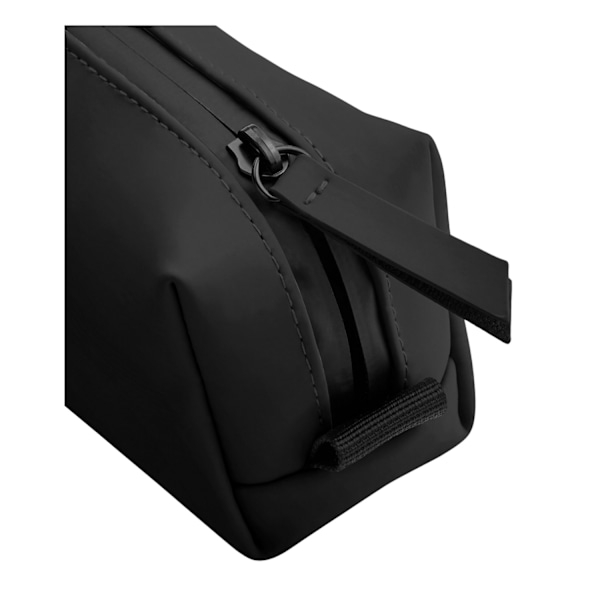 Bagbase Matt PU-belagd Toalettväska One Size Svart Black One Size