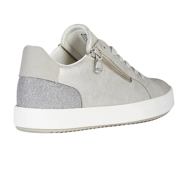 Geox Blomiee Sneakers för damer, 7 UK, silver Silver 7 UK