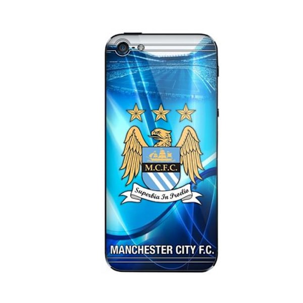Manchester City FC iPhone 5S Kompatibelt Telefonskal One Size Blu Blue/White/Gold One Size