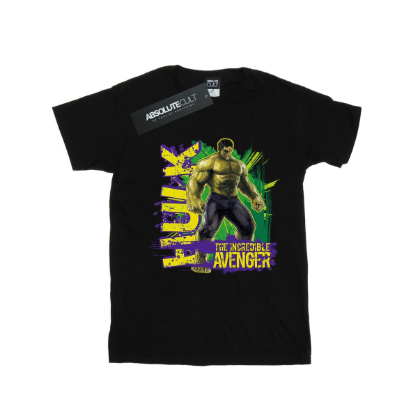 Hulk Womens/Ladies Incredible Avenger Boyfriend T-Shirt S Svart Black S