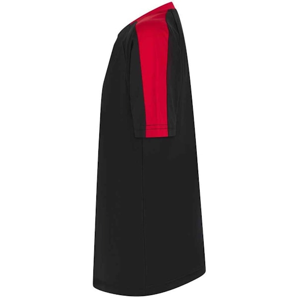 Finden & Hales Barn/Barn Team T-Shirt 13 År Svart/Röd Black/Red 13 Years